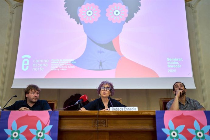 La consejera Esnaola, durante la presentación de la séptima edición de ‘Camino Escena Norte’.