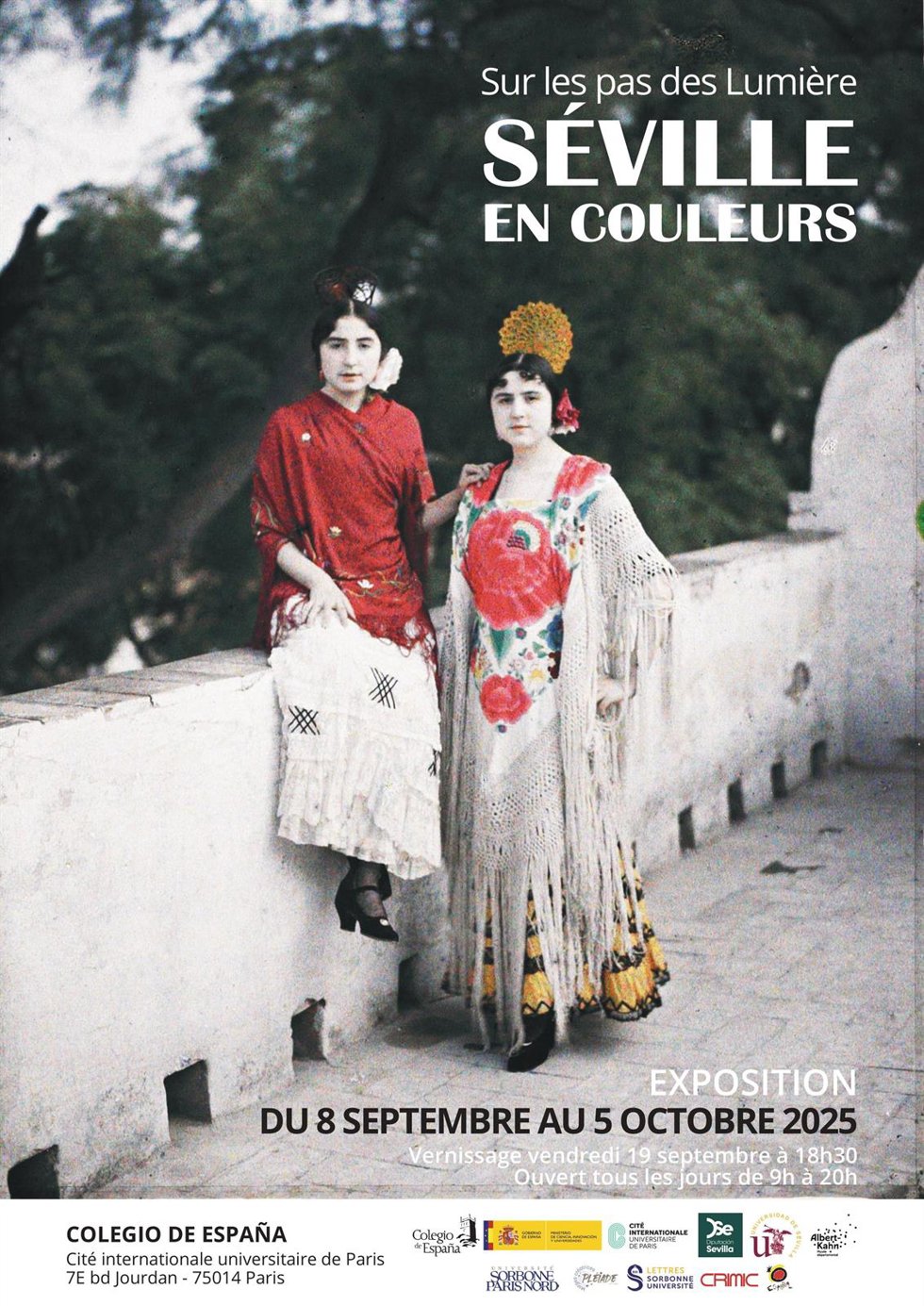 Cartel de la muestra 'Tras la senda de los Lumiére. Sevilla en color' que se podrá visitar en París.