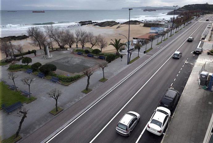 Archivo - Calle Reina Victoria de Santander, donde se produjo uno de los siniestros