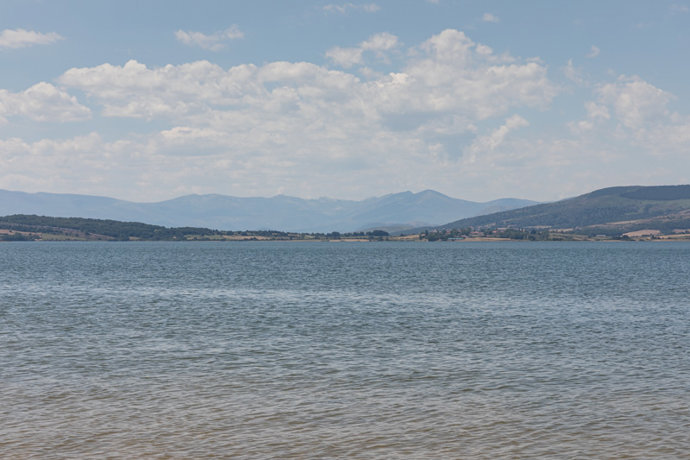 Archivo - Pantano del Ebro. Foto de archivo