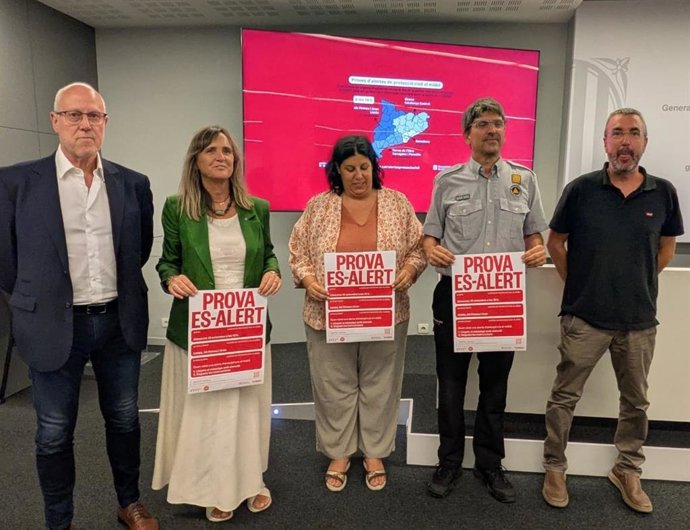 Presentación del simulacro que se llevará a cabo este miércoles