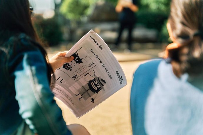 Alumnos en una sesión formativa de 'Naturaliza'.