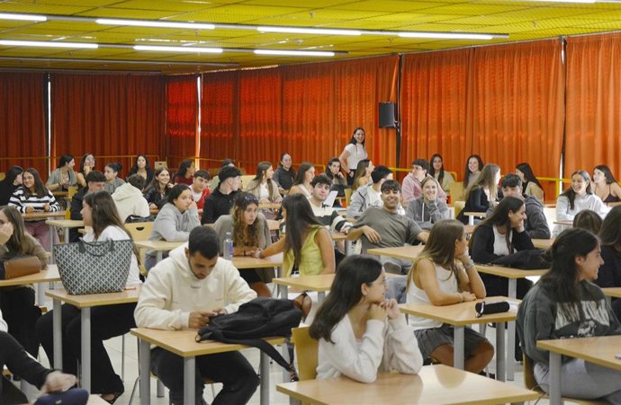 Archivo - Imagen de un aula.