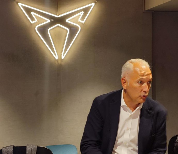 El ceo interino de Seat y Cupra, Markus Haupt, durante el IAA Mobility 2025