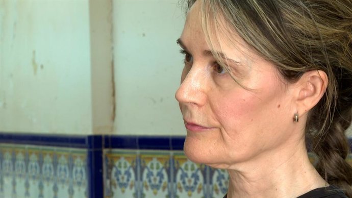 La presidenta de la Associació Víctimes Mortals Dana 29-O, Rosa Álvarez. 