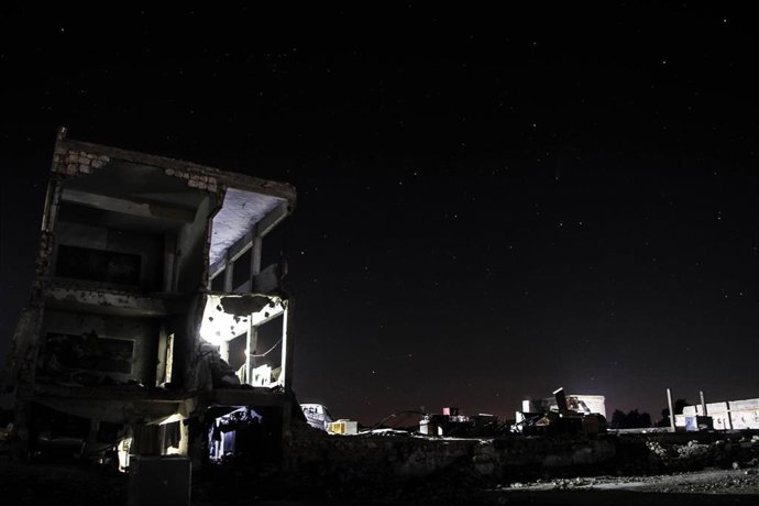 Archivo - Bombardeo israelí en Siria (archivo)