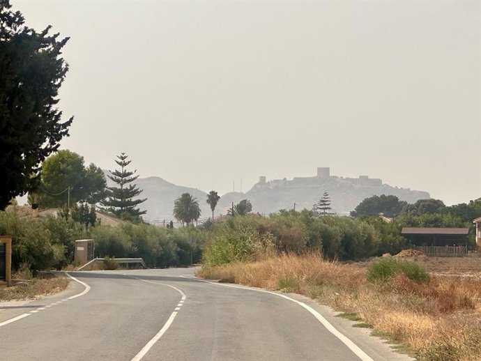 Una carretera de Lorca