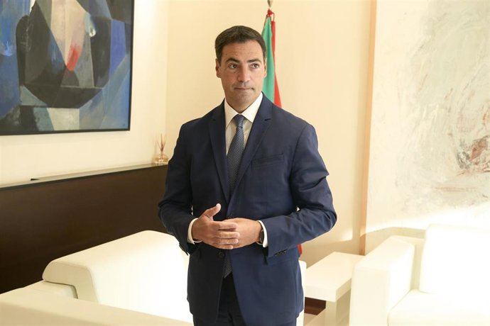 El lehendakari, Imanol Pradales,, a 5 de septiembre de 2025, en Vitoria-Gasteiz, Álava, País Vasco (España). 