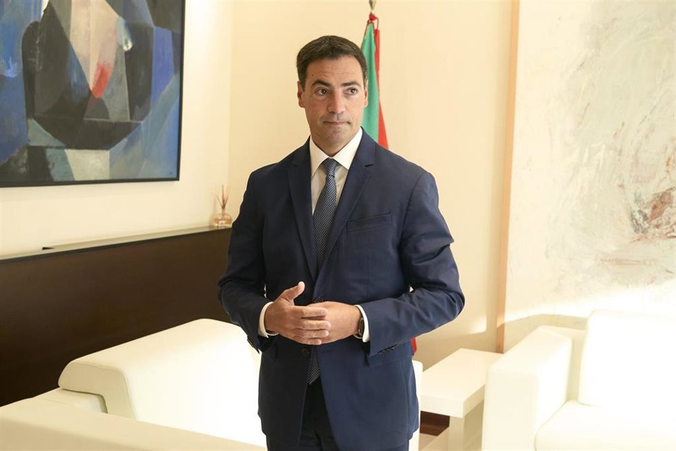 El lehendakari, Imanol Pradales,, a 5 de septiembre de 2025, en Vitoria-Gasteiz, Álava, País Vasco (España). 