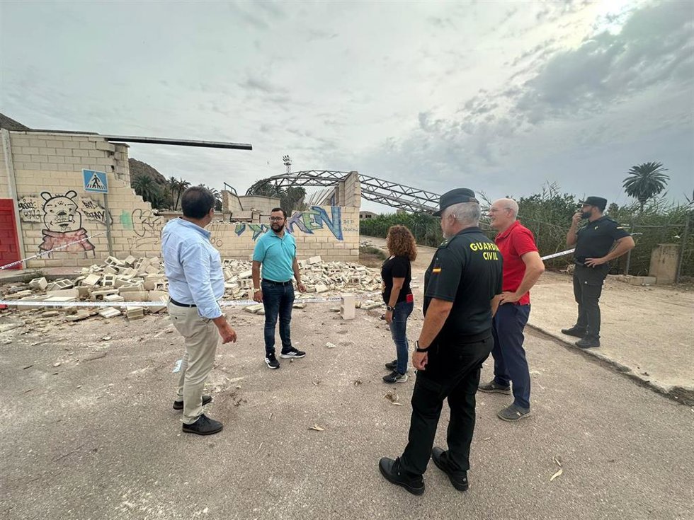 Daños del temporal en Callosa de Segura (Alicante)