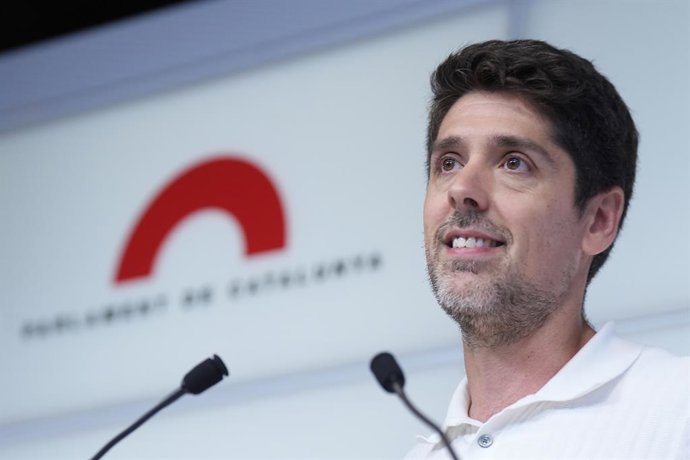 Archivo - El portaveu dels Comuns al Parlament, David Cid