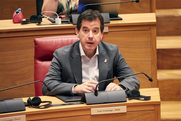Archivo - El consejero de Industria, Transición Ecológica y Digital Empresarial de Navarra, Mikel Irujo.