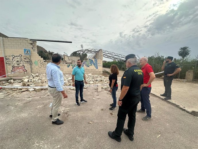 Danos causados pela tempestade em Callosa de Segura (Alicante)