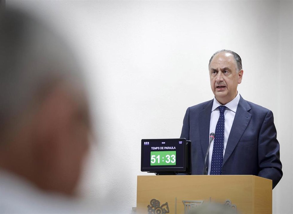 El conseller de Emergencias e Interior, Juan Carlos Valderrama, en imagen de archivo