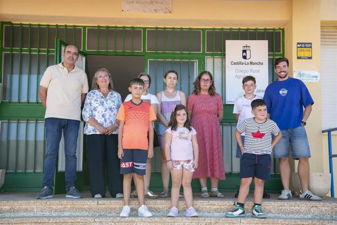 Familias de la escuela rural de San Benito