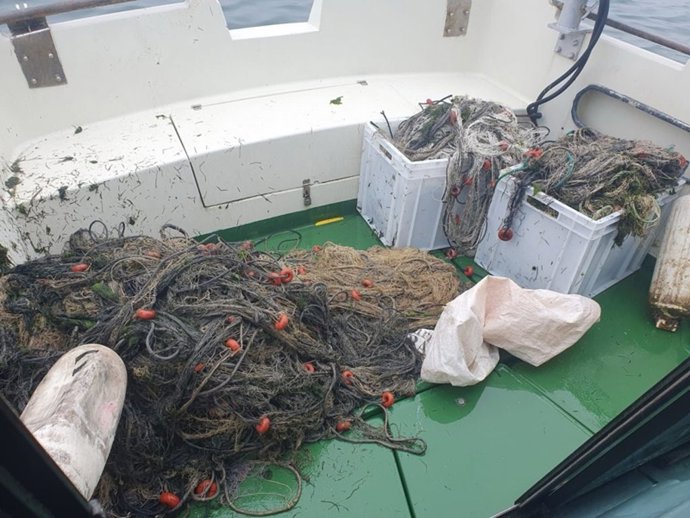 Imagen de las redes incautadas