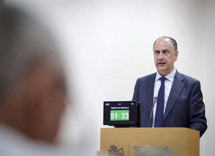 El conseller d'Emergències i Interior, Juan Carlos Valderrama, en imatge d'arxiu