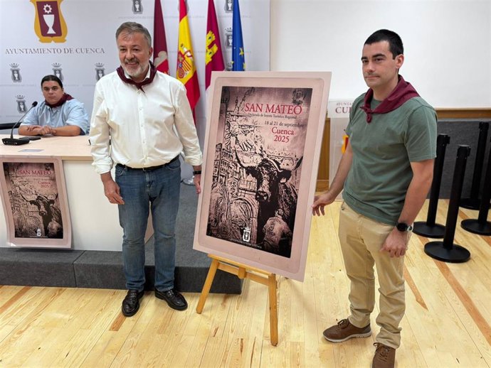 Una vaca y un maromero son los protagonistas del cartel de San Mateo 2025.