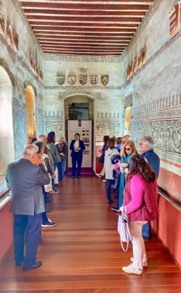 Sala de armas del Palacio de los Golfines de Abajo de Cáceres, perteneciente a la Fundación Tatiana