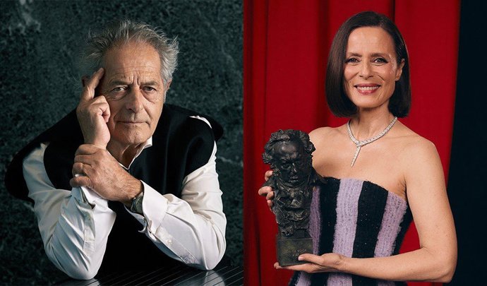 El productor y distribuidor Paco Poch y la actriz Aitana Sánchez-Gijón.