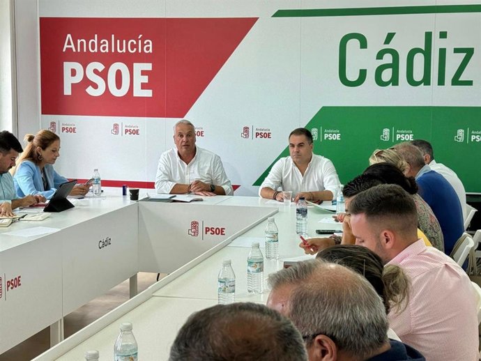Ruiz Boix en la Ejecutiva Provincial del PSOE de Cádiz.
