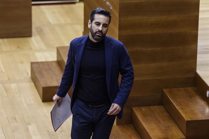 Archivo - El portavoz del PSPV en las Cortes, José Muñoz