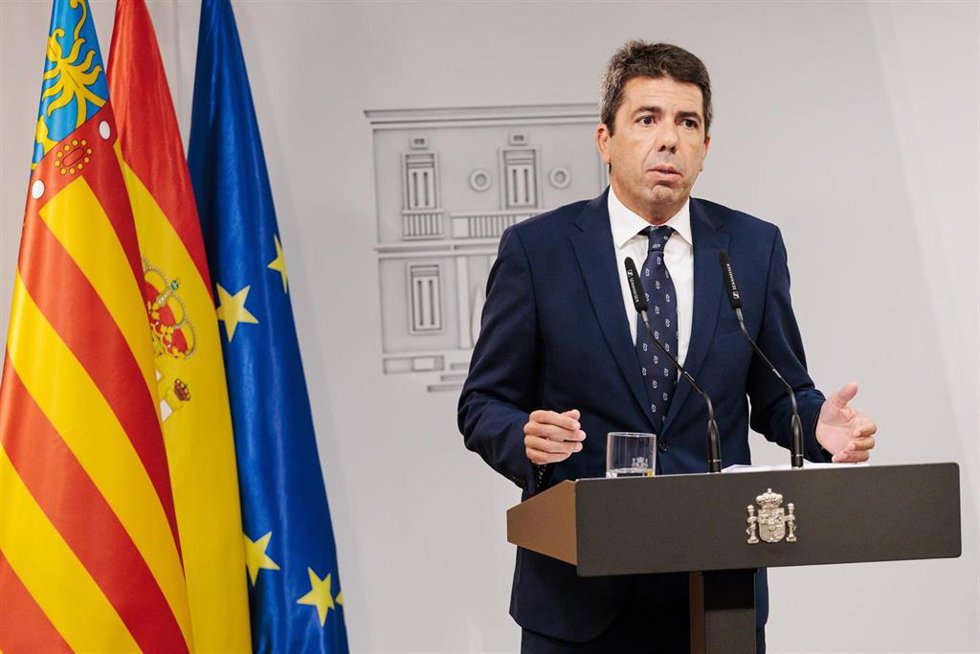 Archivo - El presidente de la Comunitat Valenciana, Carlos Mazón, en imagen de archivo
