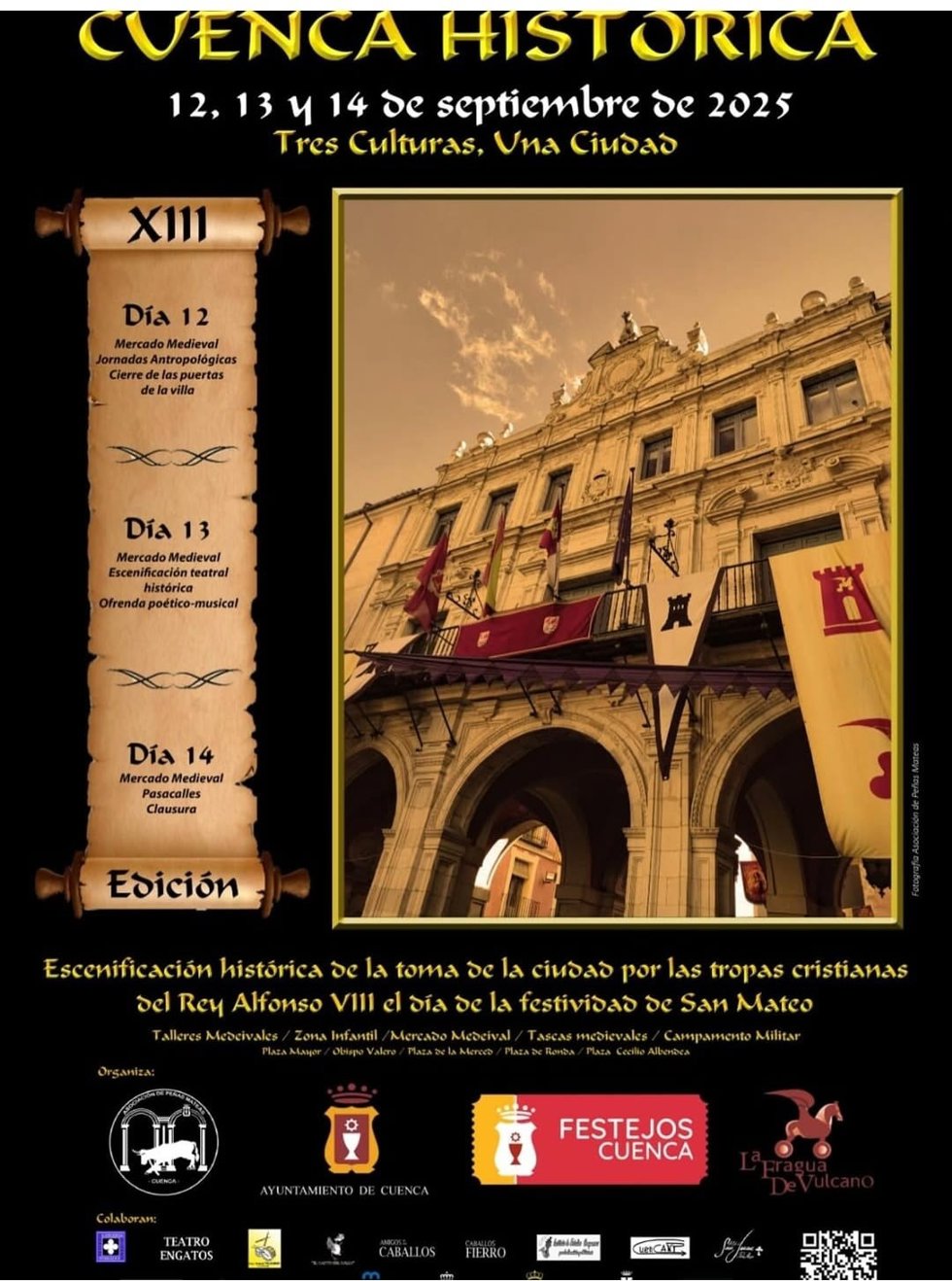 Cartel de las Jornadas de 'Cuenca Histórica'