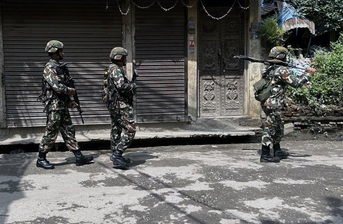 Imagen de archivo del Ejército de Nepal. 