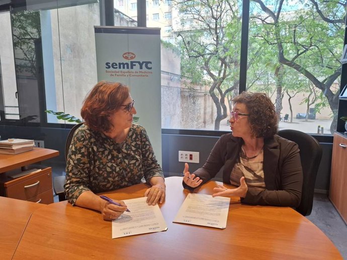 Remedios Martín y Montserrat Inglés