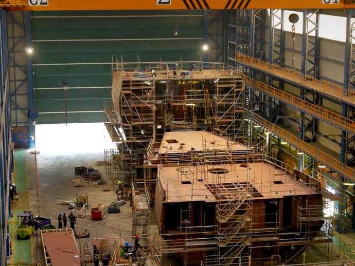 Astillero de Navantia en San Fernando