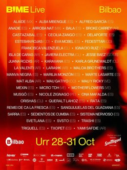 Cartel de BIME Live 2025