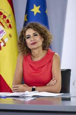 La vicepresidenta primera y ministra de Hacienda, María Jesús Montero