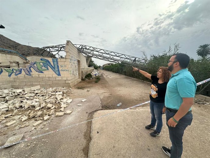 Daños del temporal en Callosa de Segura (Alicante)