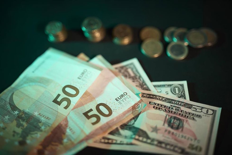 Billetes y monedas, a 3 de septiembre de 2025, en Madrid (España).