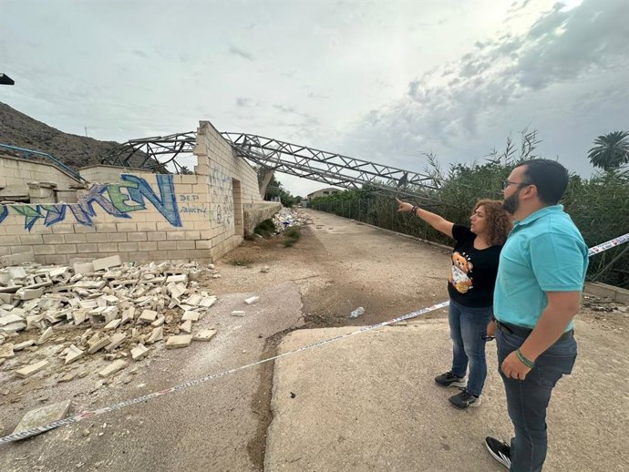 Danys del temporal a Callosa de Segura