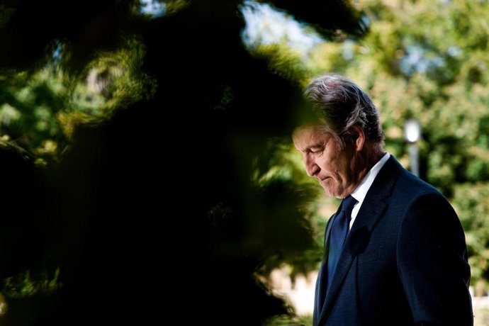 El presidente del Partido Popular, Alberto Núñez Feijóo, 