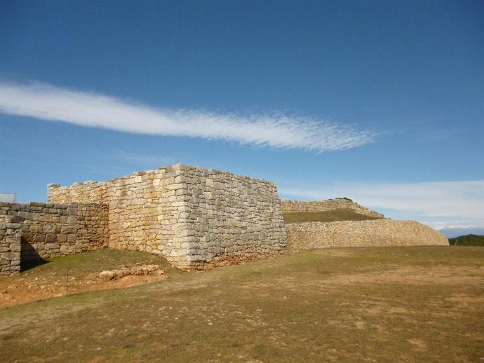 Fortificación ibérica del Turó del Montgròs, en El Brull (Barcelona)