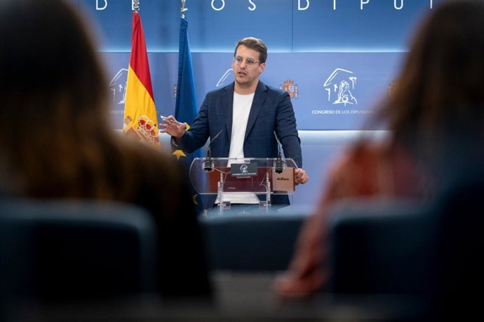 El diputado de CHA en el Congreso de los Diputados Jorge Pueyo