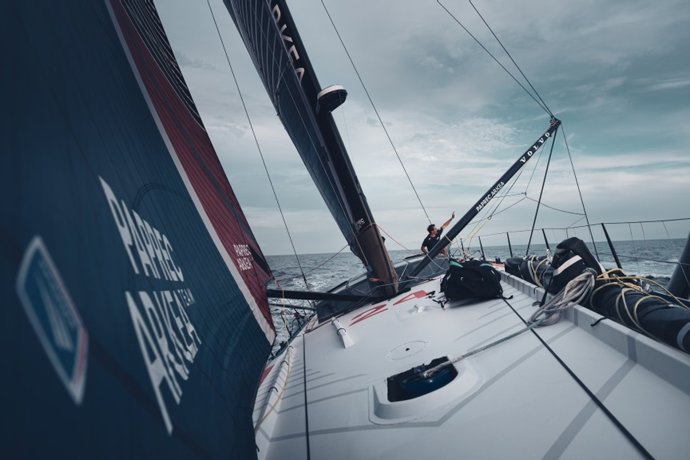 El 'Paprec Arkéa' en la Etapa 5 de The Ocean Race Europe.