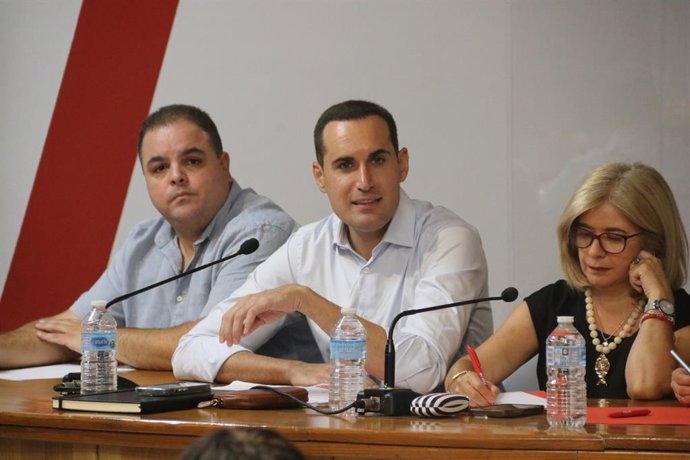 El secretario general del PSOE de Jaén, Juan Latorre. 