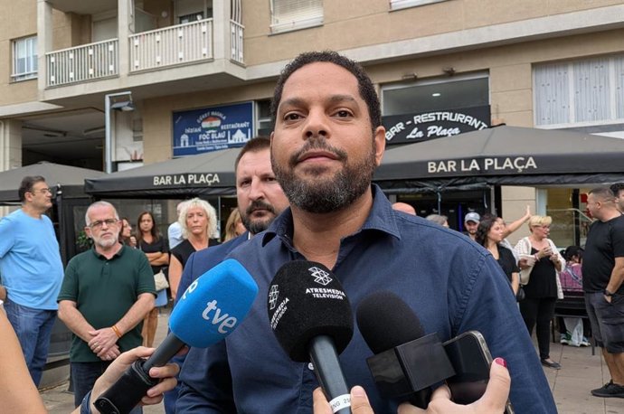 El secretario general de Vox, Ignacio Garriga, en declaraciones a los medios