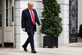 Foto: O.Próximo.- Trump afirma no estar "muy contento" tras el ataque de Israel en Doha