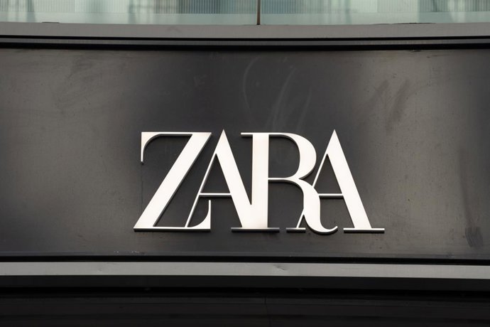 Archivo - Arxiu - Imatge del logotip de Zara, de la marca Inditex