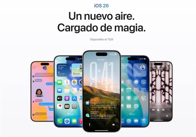 A nova atualização do sistema operacional da Apple, o iOS 26.