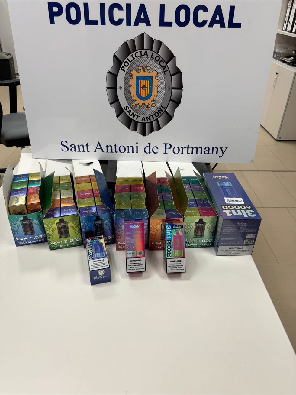 Vapers incautados