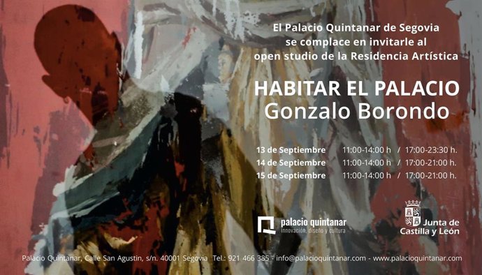 El artista vallisoletano Gonzalo Borondo expone su obra en el Palacio Quintanar de Segovia.