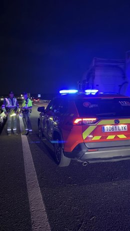 Accidente de tráfico en la A3