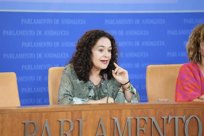 La portavoz del grupo Por Andalucía en el Parlamento, Inma Nieto, este miércoles