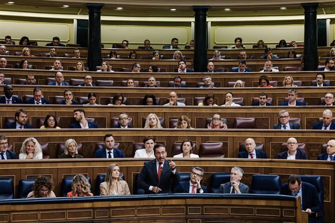 Sesión del Congreso de los diputados. 
